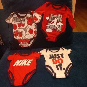 Nike Jordan newborn onesie bundle
